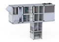 Бесканальная приточно-вытяжная установка с любой комбинацией секций