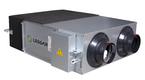 LESSAR Вентиляционная установка с пластинчатым рекуператором LV-PACU-250-P-AC-E50